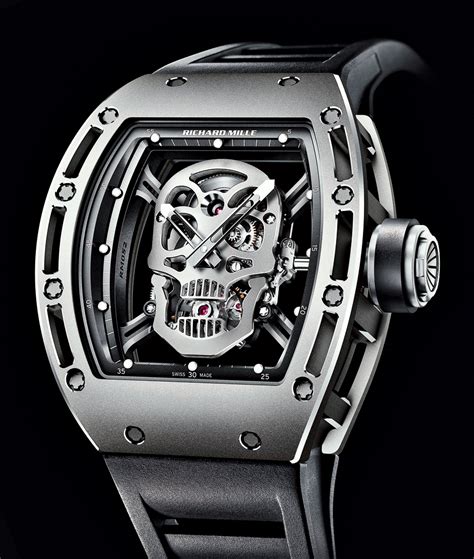 richard mille diamond skull watch price|Richard Mille rm052 price.